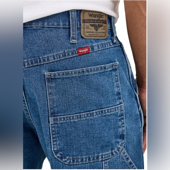 Wrangler Men's and Big Men's Relaxed Fit Carpenter Denim Short - Picture 11 of 11